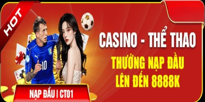 Khuyến mãi J88 giúp cá cược Casino, Thể thao thả ga